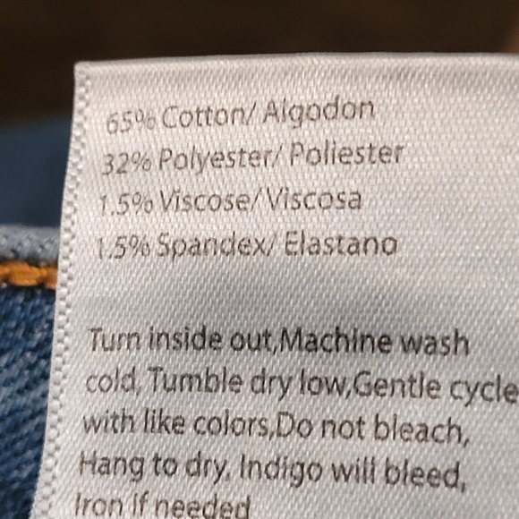 Risen Dolly High Rise Flare Jeans Rhinestones Crystals Tassels - Picture 14 of 14